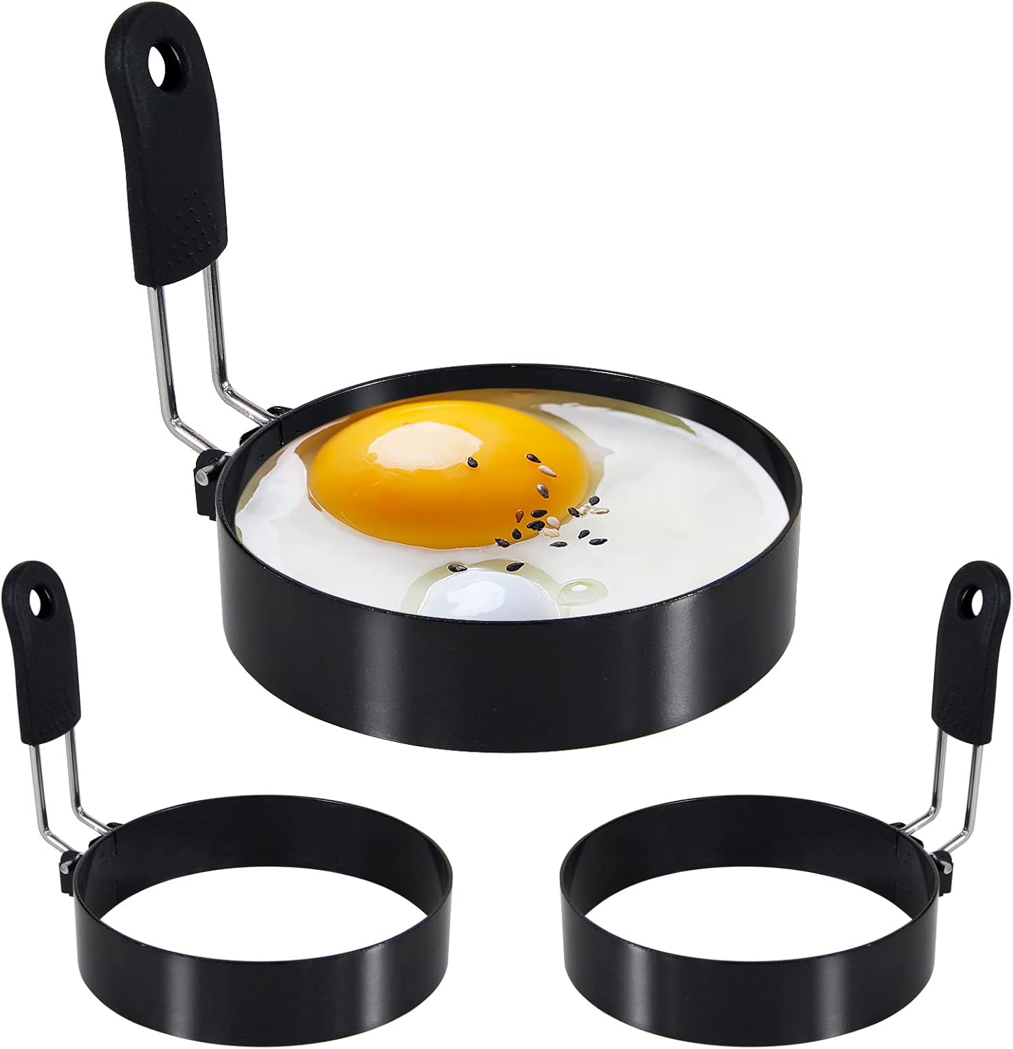 Non-Stick Egg Ring Molds 4-Pack