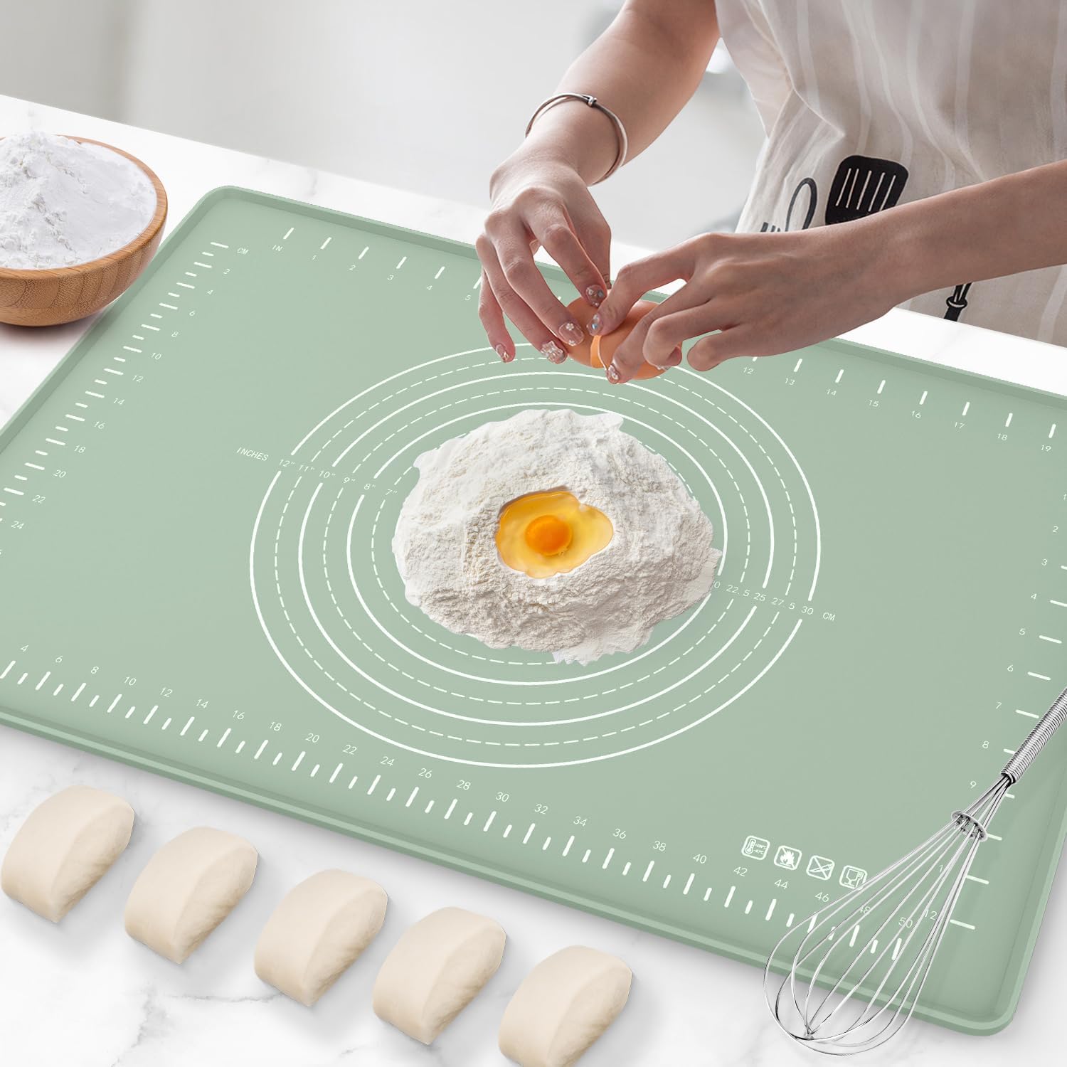 Non-Stick Silicone Baking Mat Set