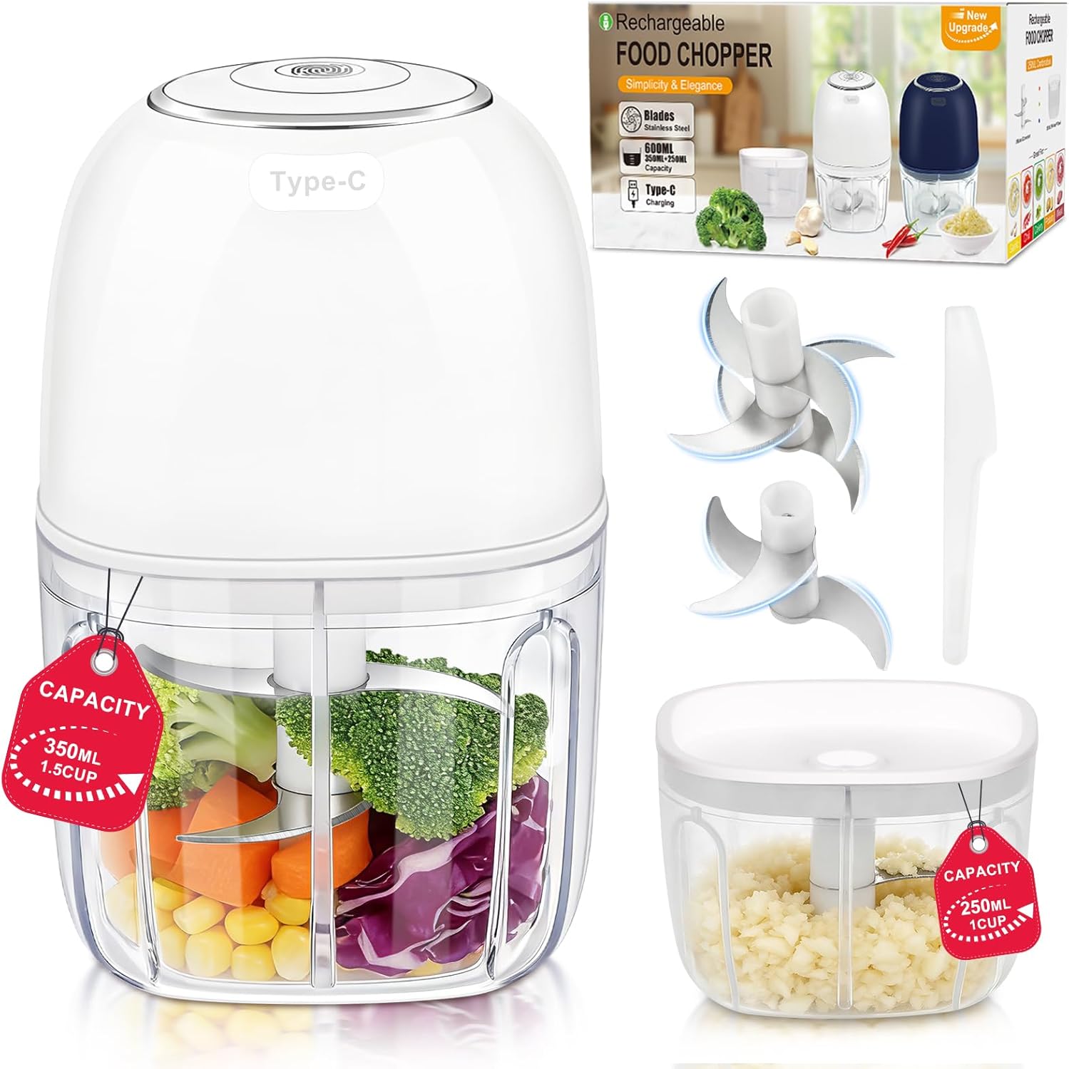 Mini Electric Garlic Chopper