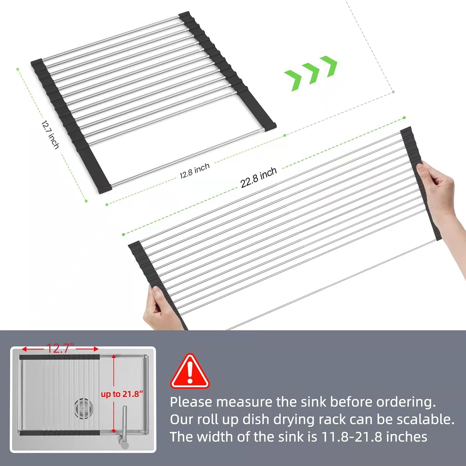 Foldable Sink Dish Rack
