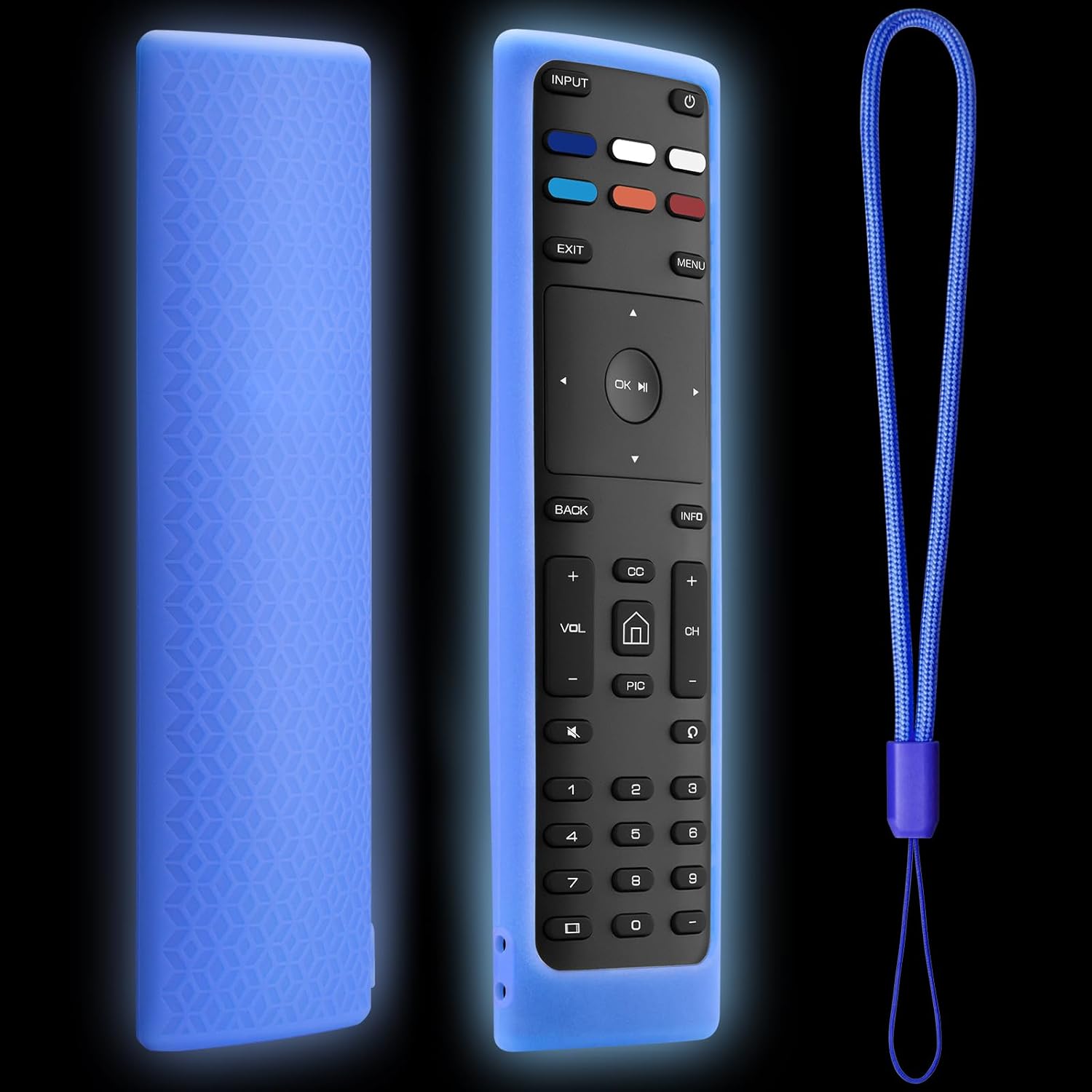 Vizio TV Remote Silicone Cover – Glow in Dark (XRT136/XRT140)