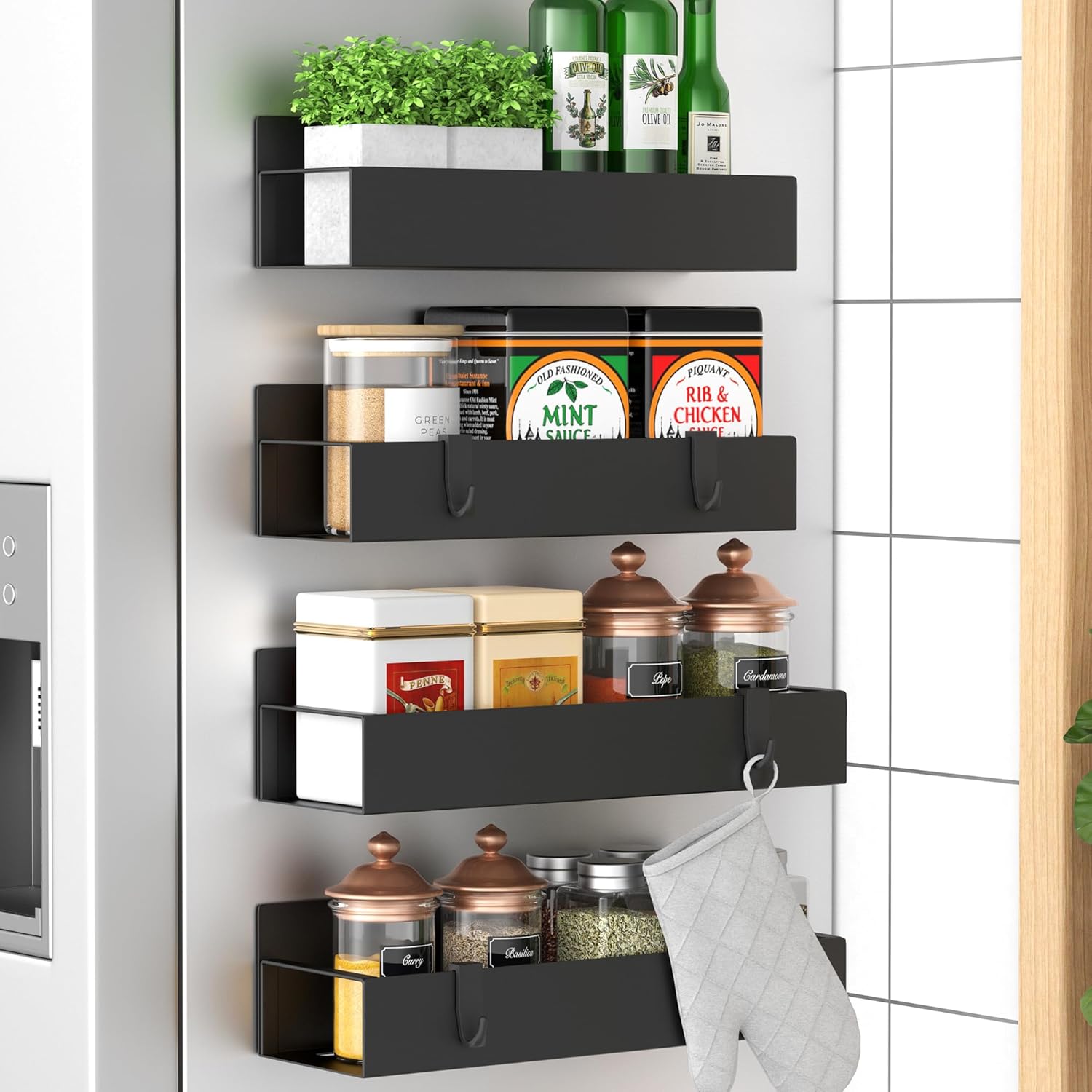 Magnetic Fridge Spice Rack