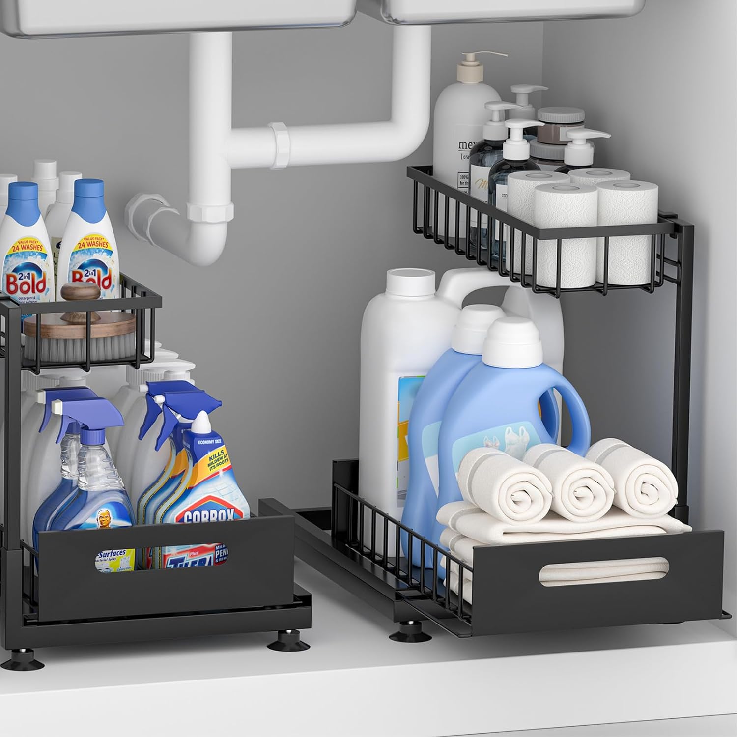 ClutterFree Under-Sink Rack