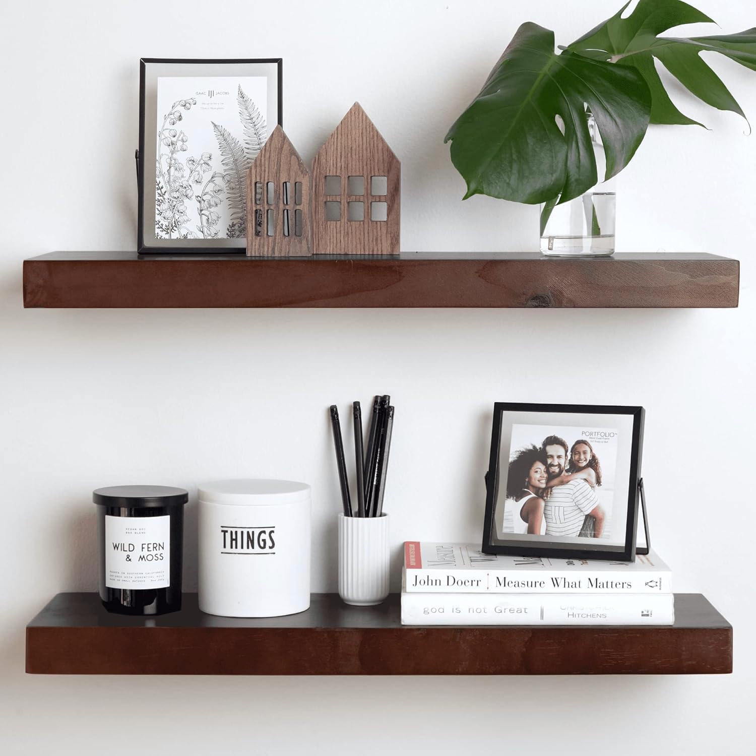 Floating Wall Shelves Set of 3