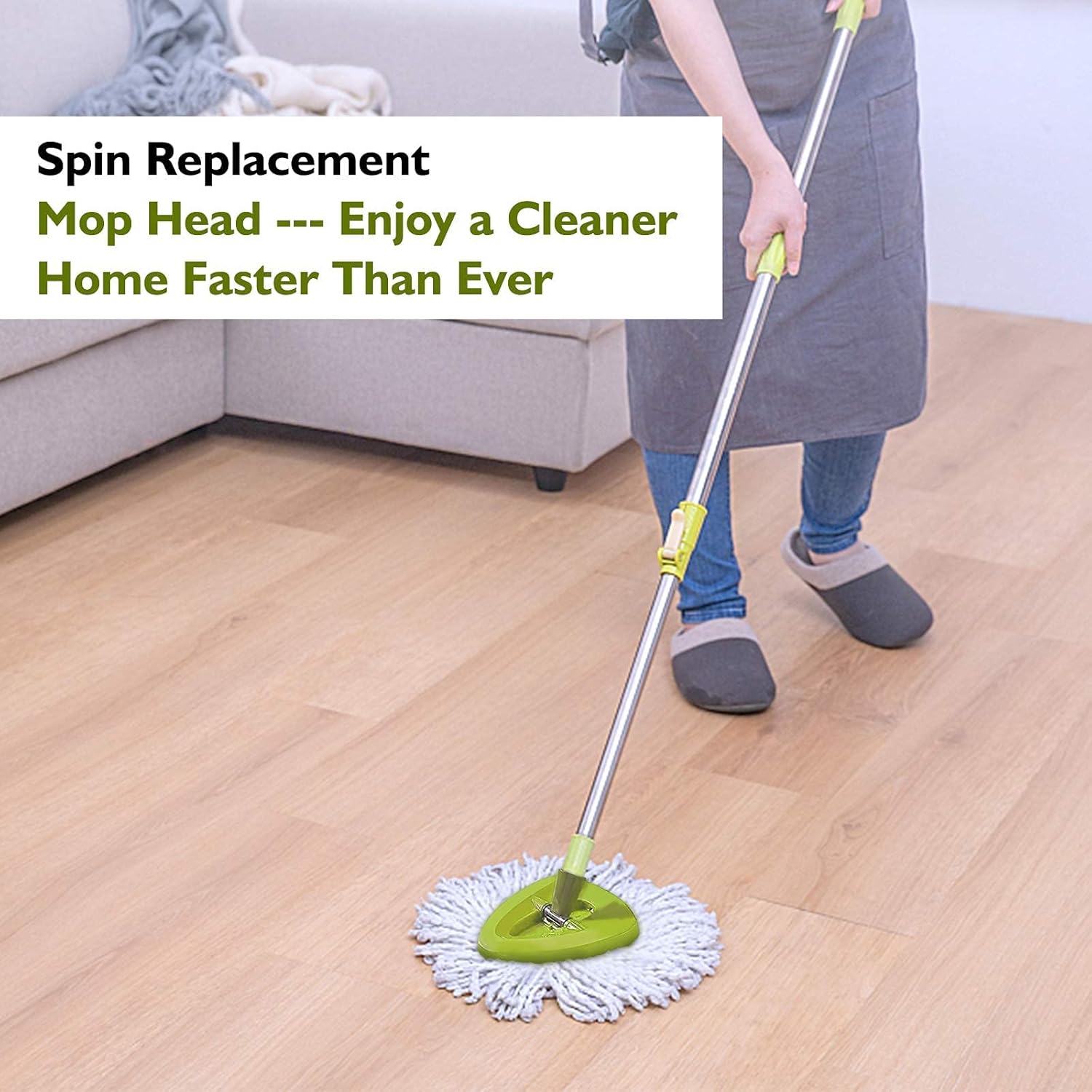 Microfiber Spin Mop Head Replacement