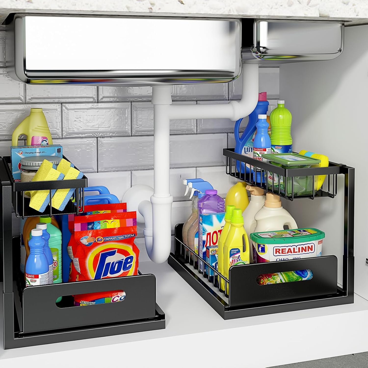 Under-Shelf Basket Organizer