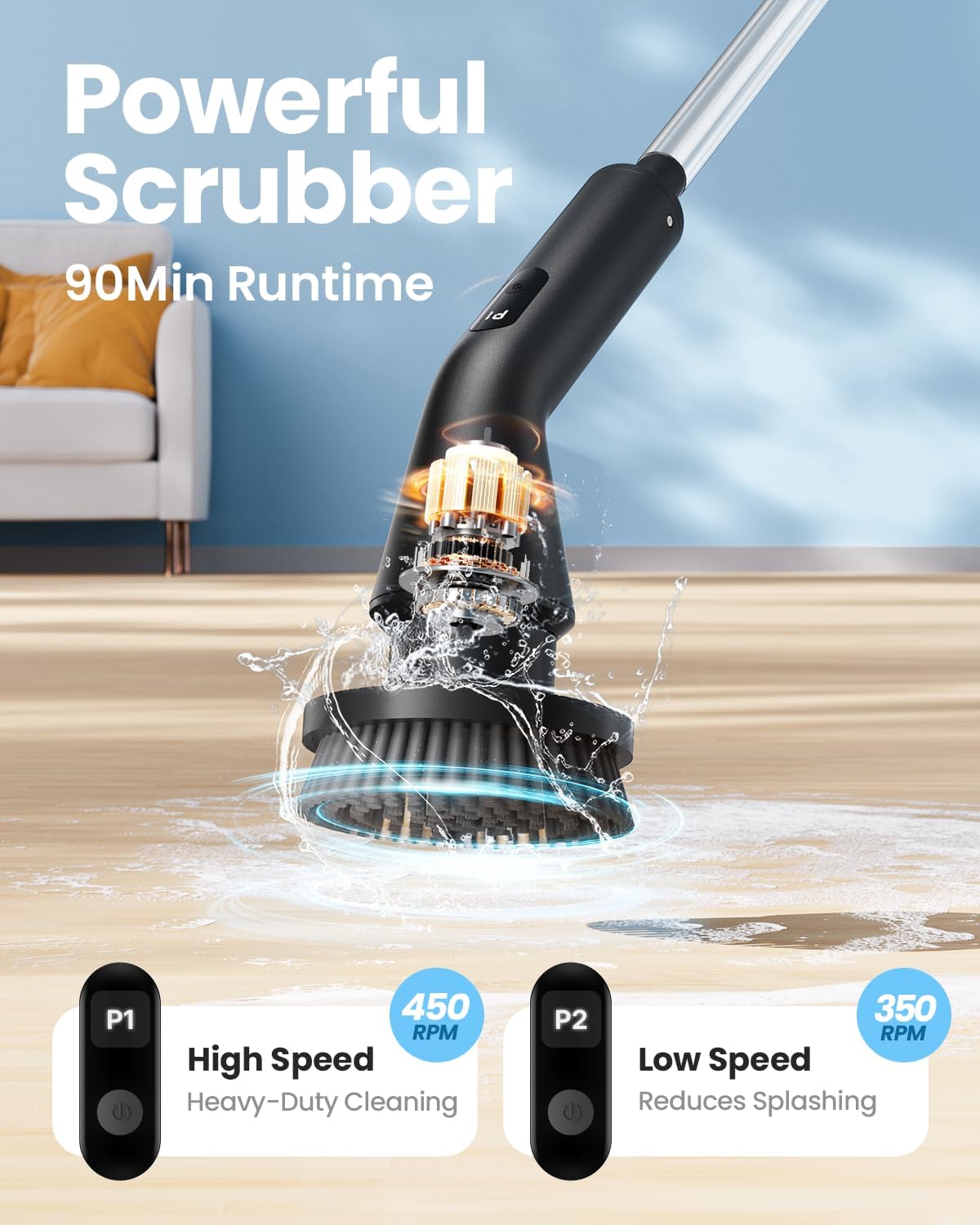 Electric Spin Scrubber Brush
