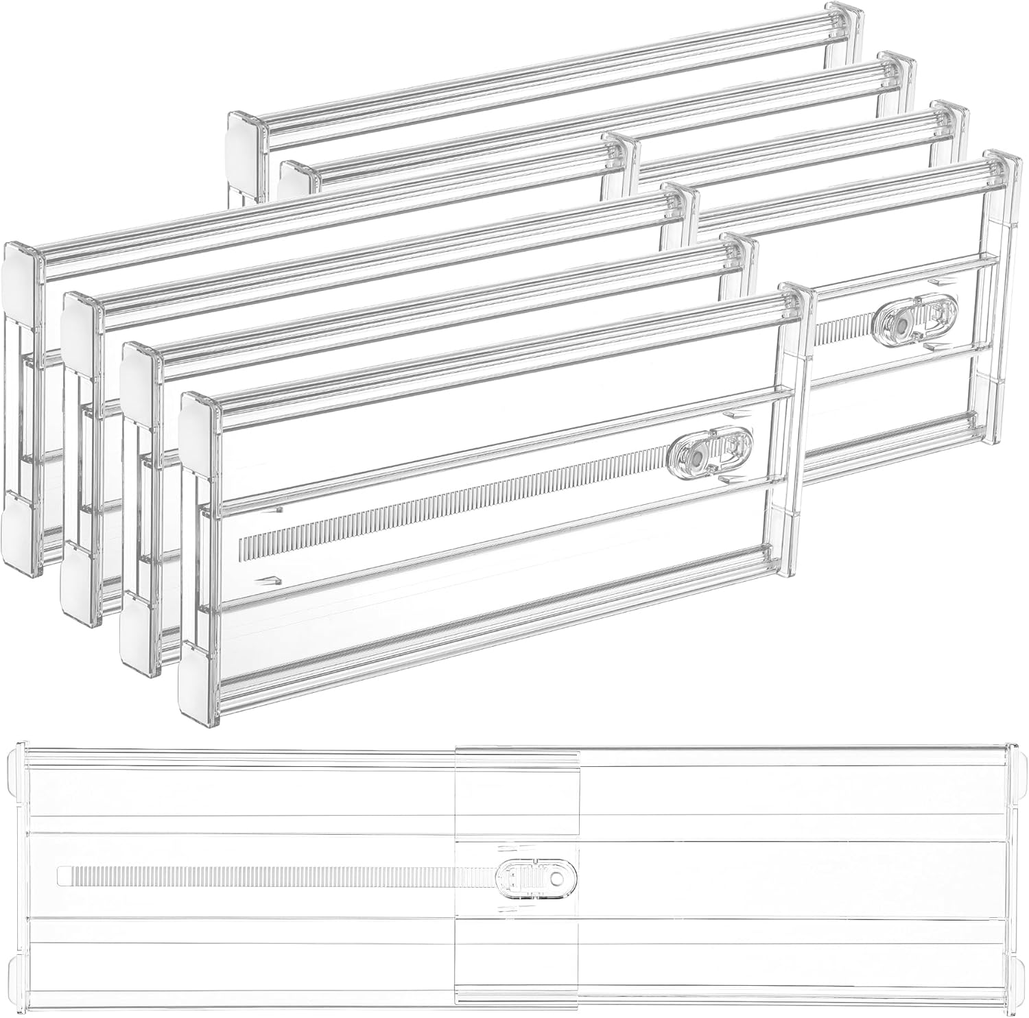 Adjustable Drawer Dividers Set of 4