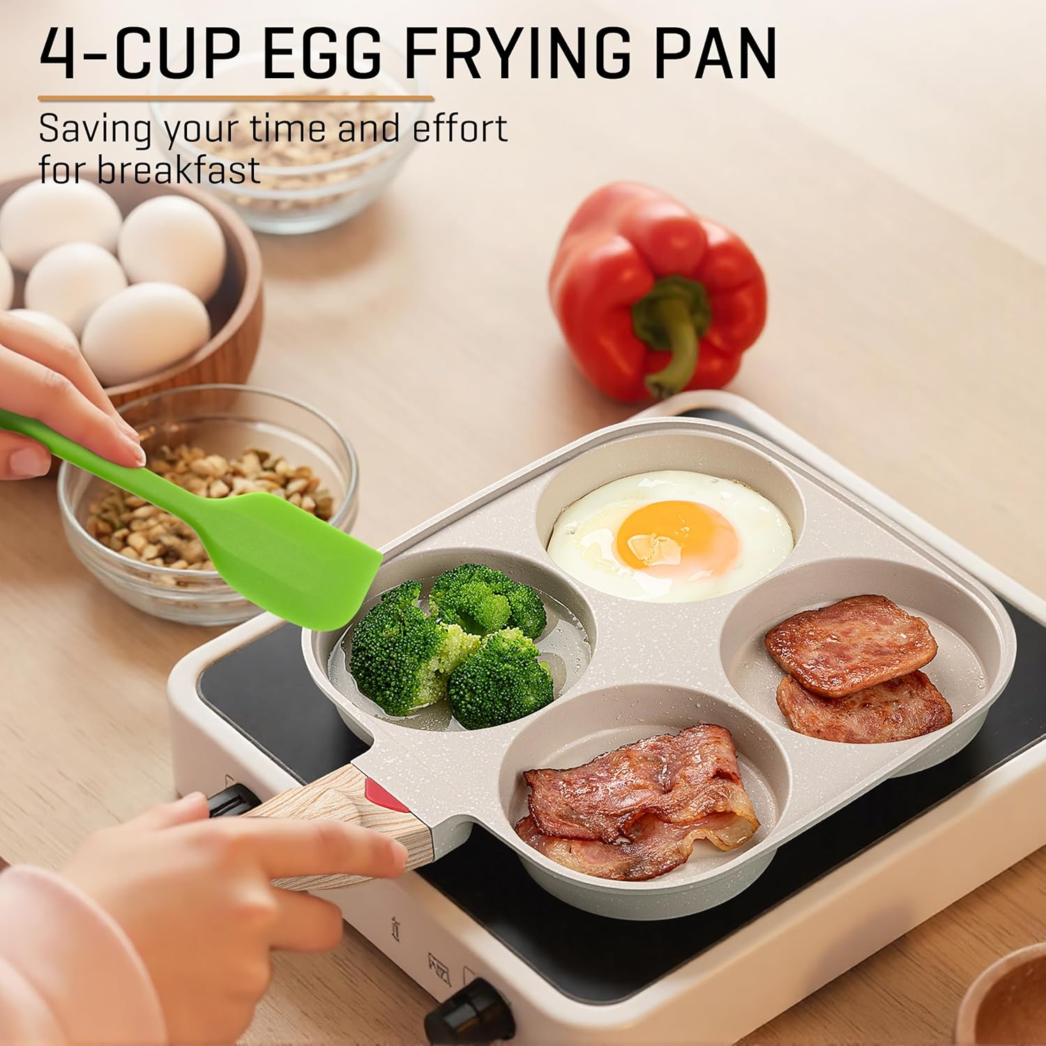 NonStick Mini Egg Pan 4-Cup