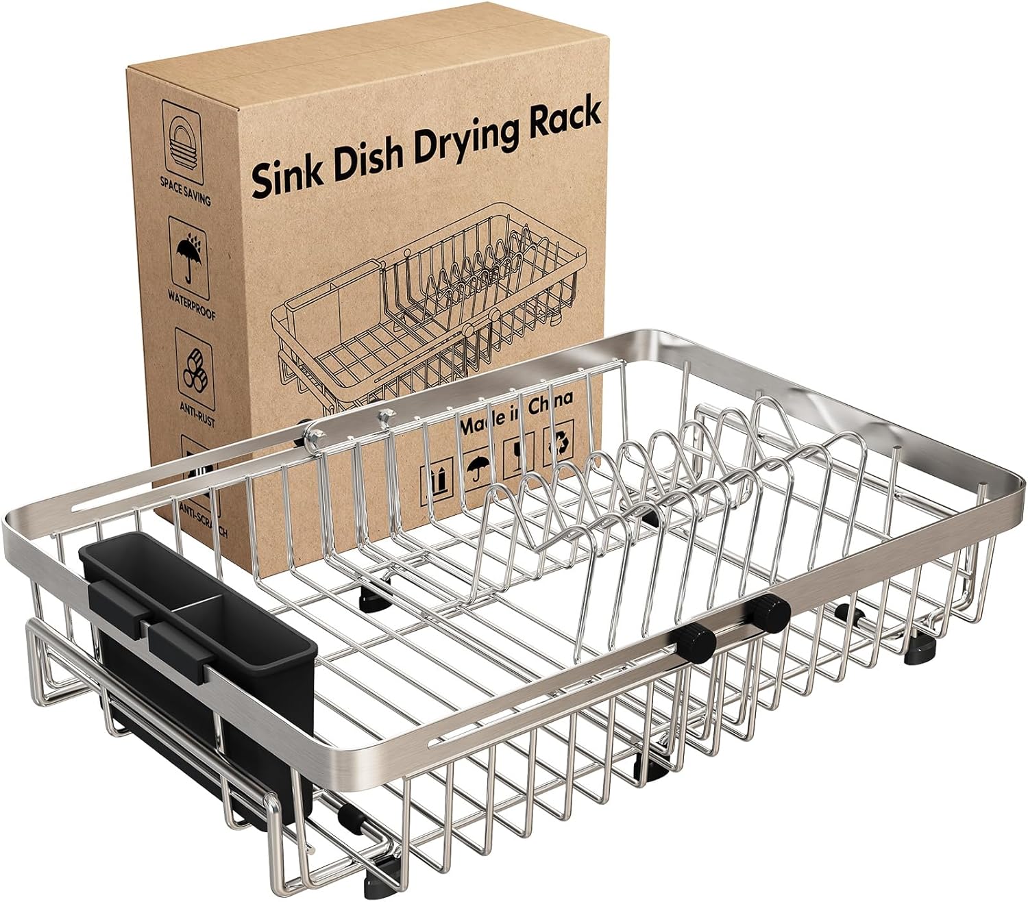 Over-the-Sink Dish Drying Rack