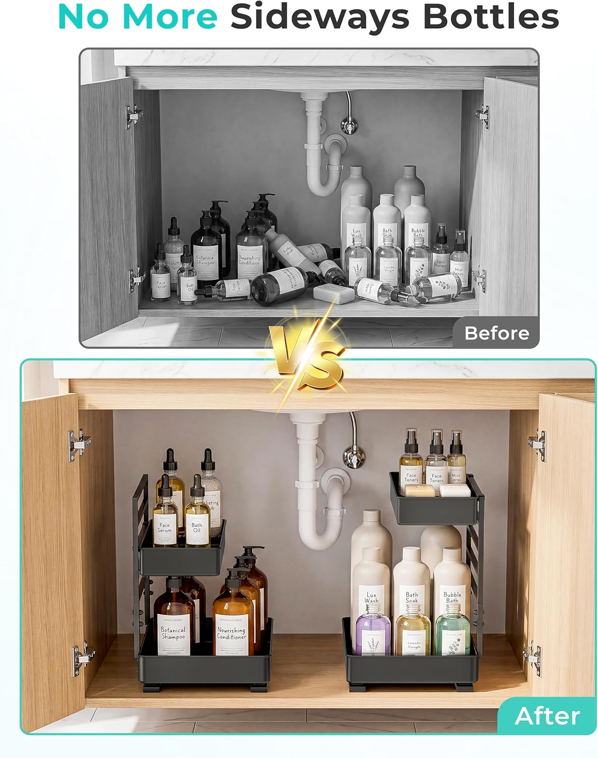 Foldable Under-Sink Organizer