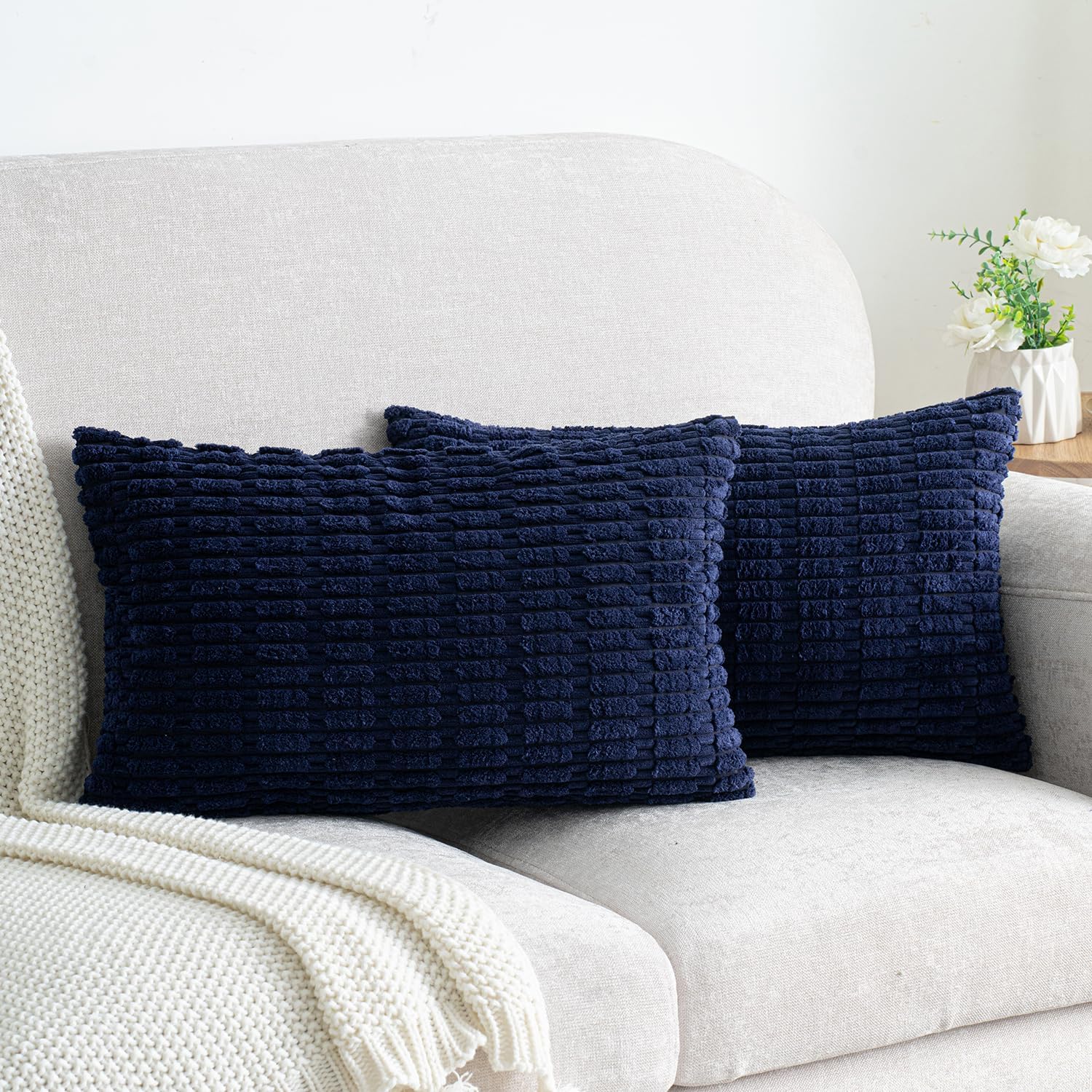 Boho Throw Pillow Covers Set of 2