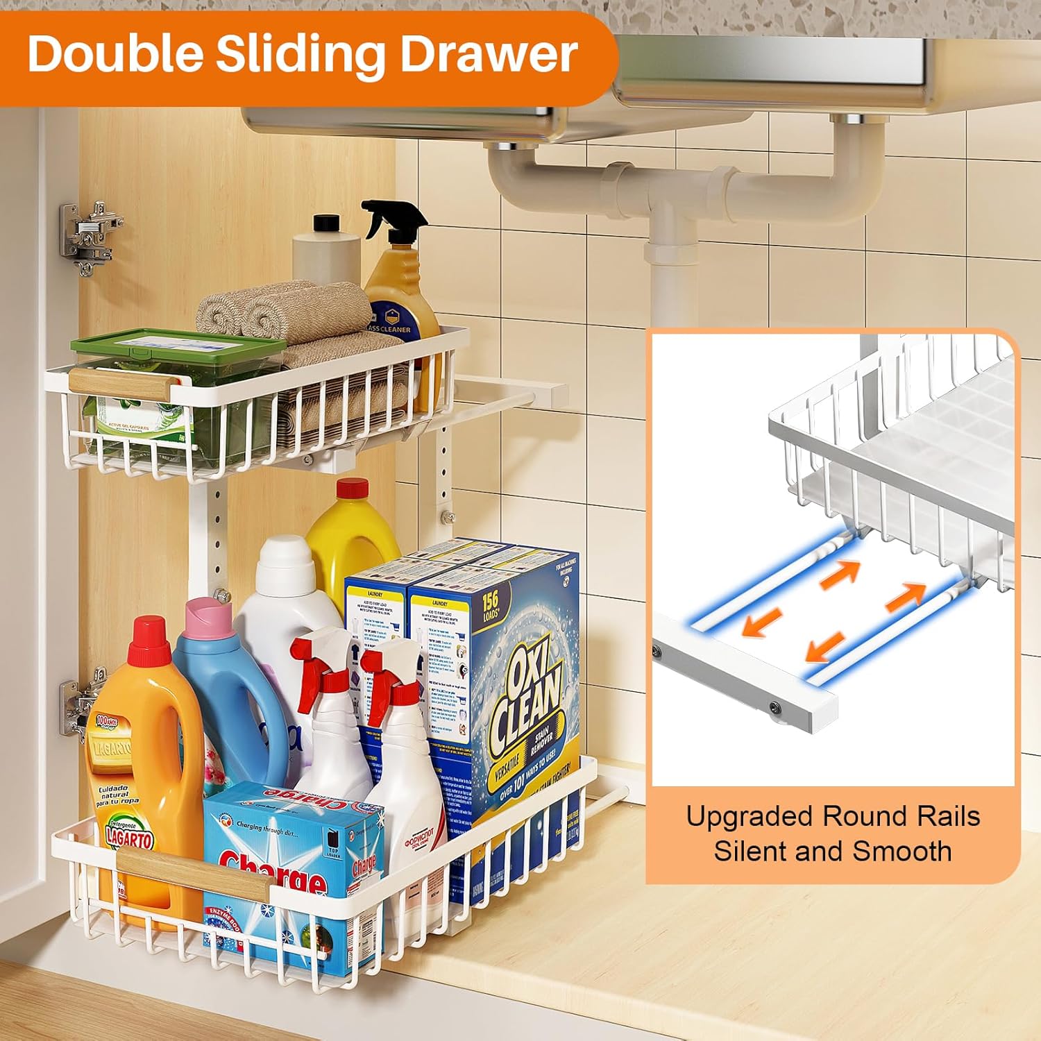 Under Sink Organizer 2-Tier