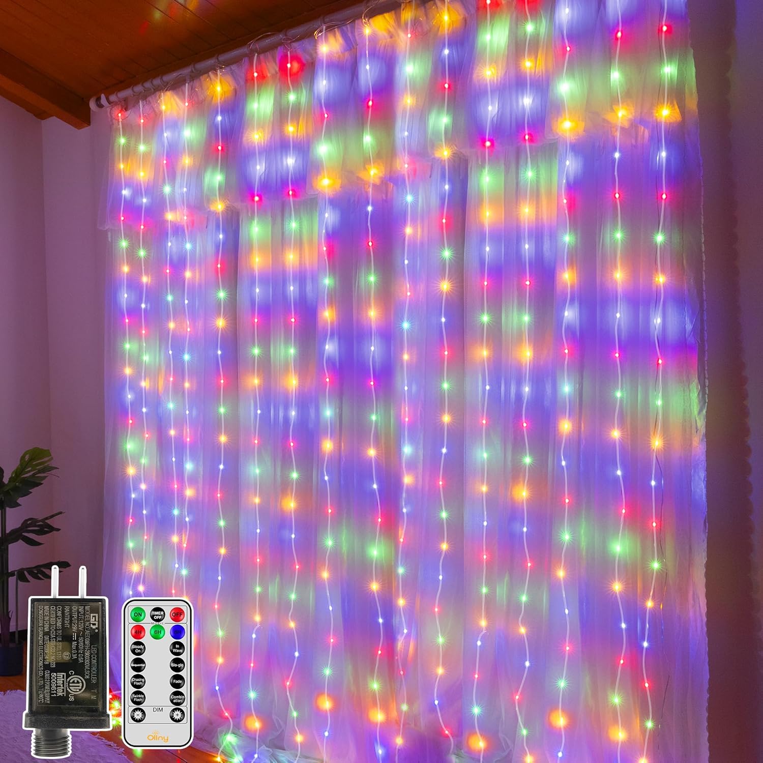 LED Fairy Light Curtain