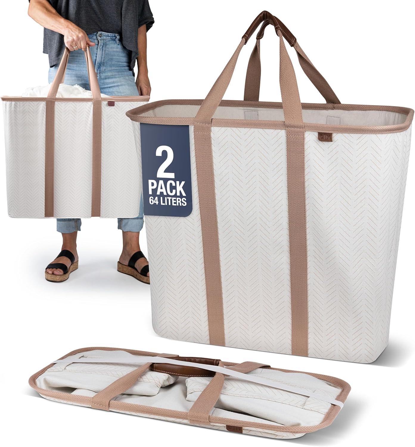Collapsible Laundry Basket Slim Design