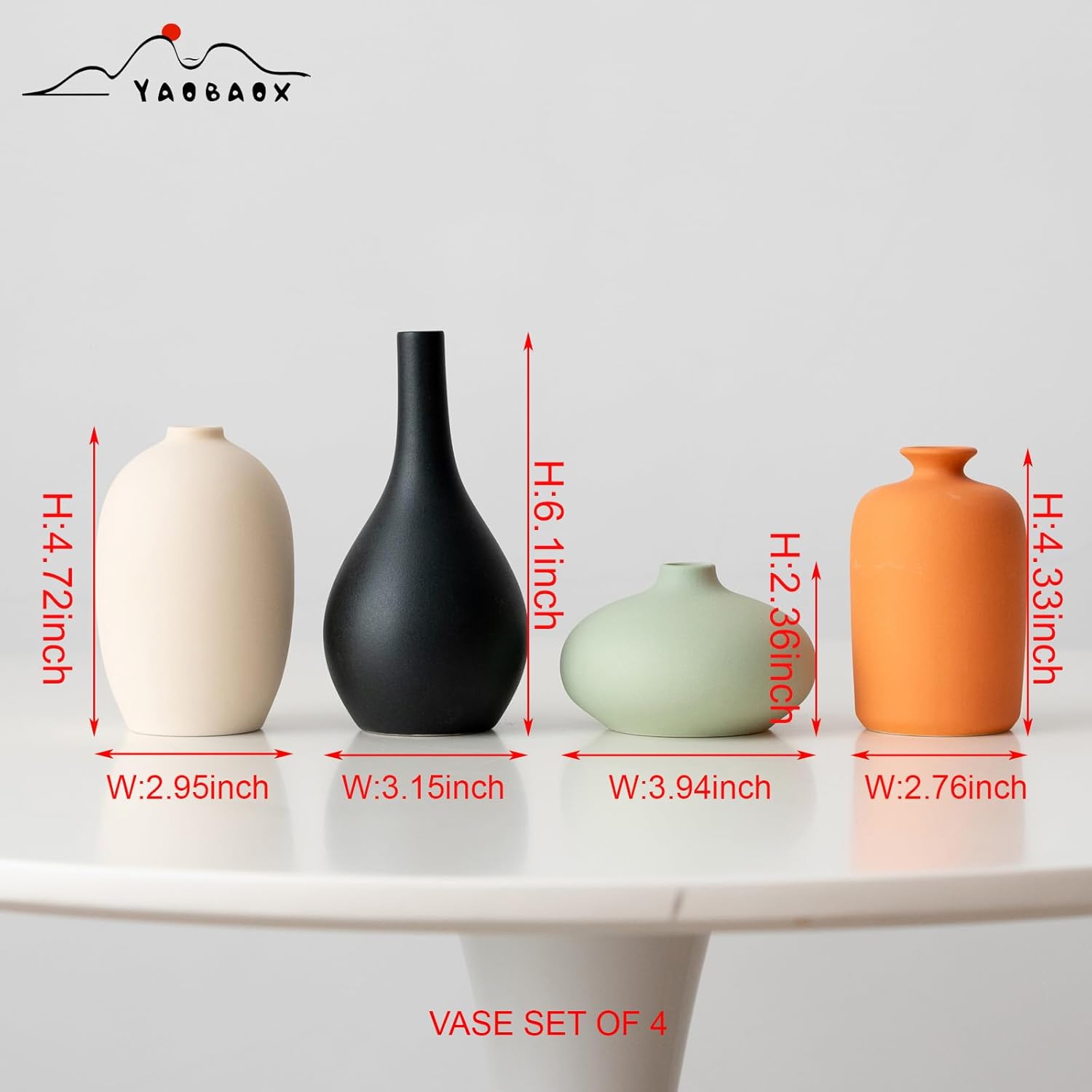 Decorative Ceramic Vase Set