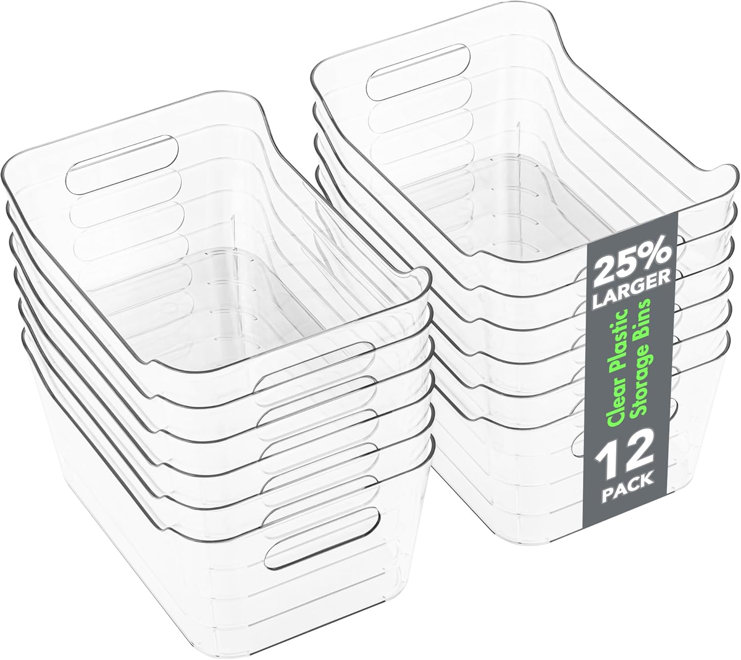 Stackable Fridge Organizer Bins