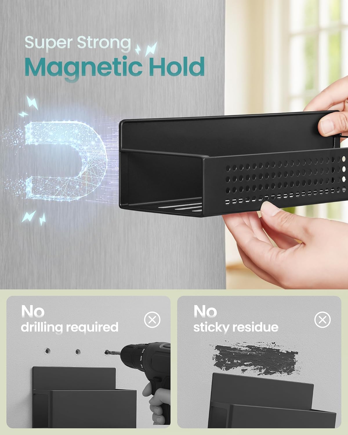 Magnetic Fridge Spice Rack