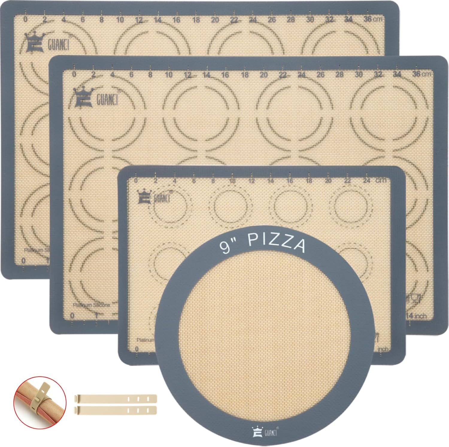 Silicone Baking Mats Set of 2