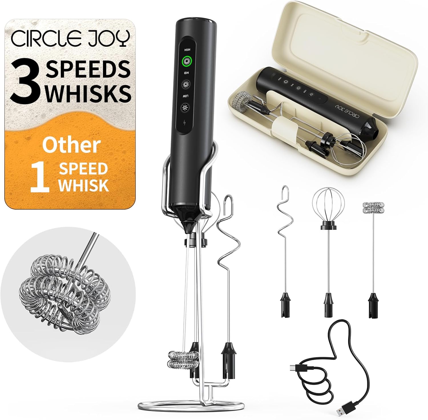 Portable Handheld Milk Frother