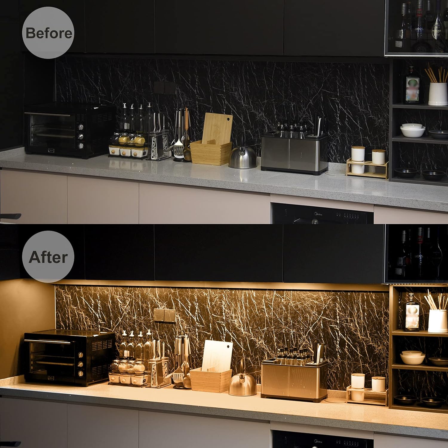 LED Strip Lights for Kitchen Cabinets