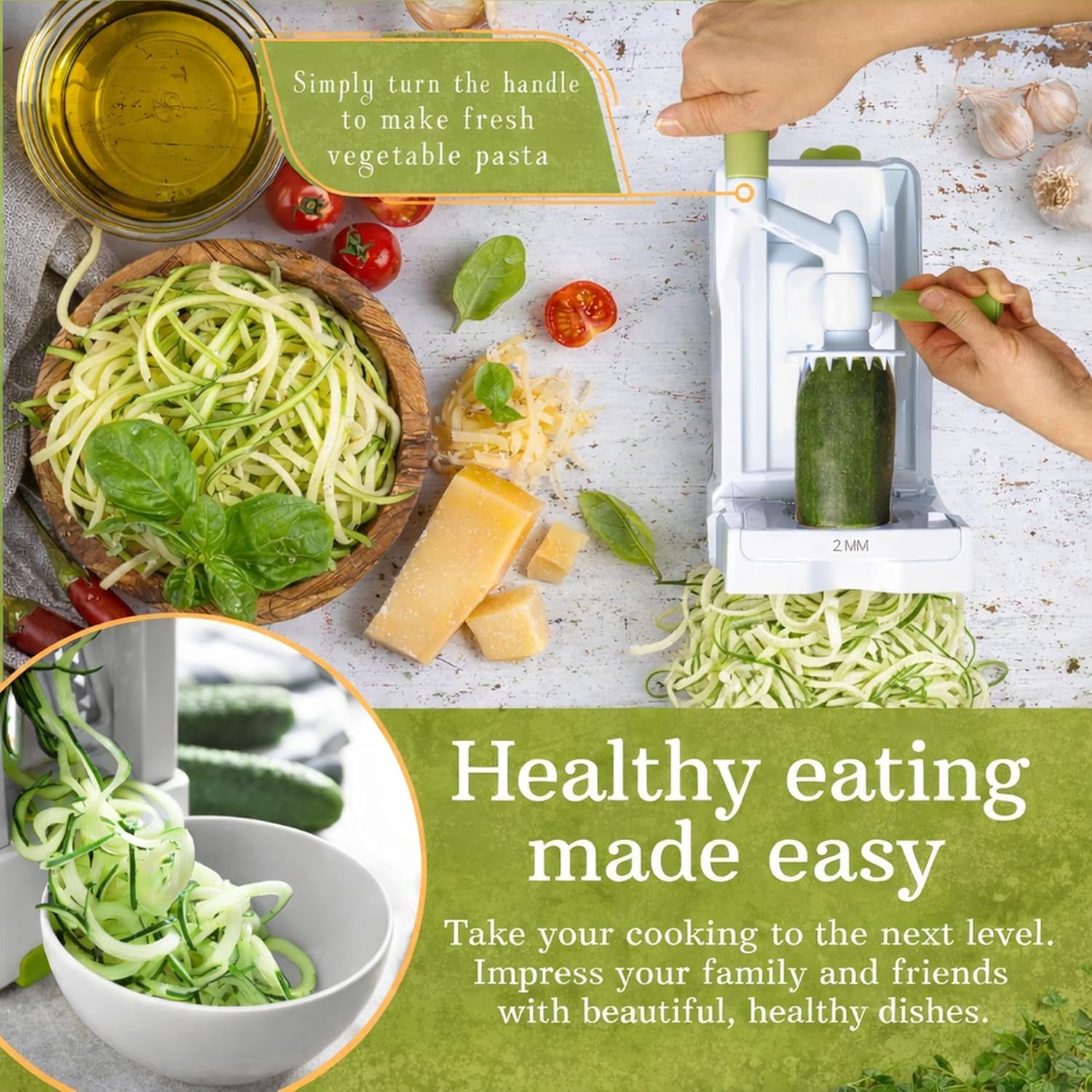 Portable Vegetable Spiralizer